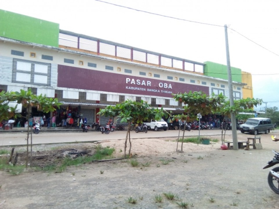 Lokasi Pasar Modern Koba, Kabupaten Bangka Tengah