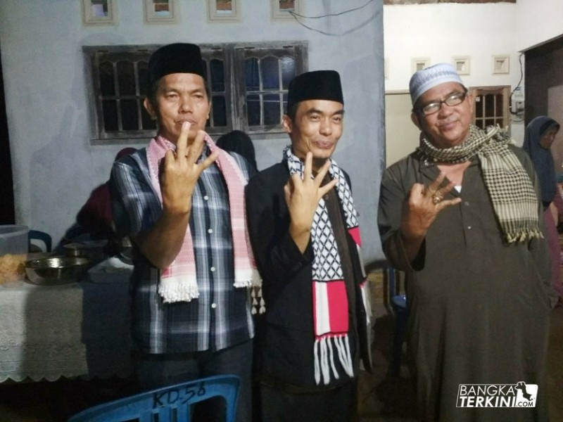 foto : Fadilah (tengah), Paslon Wakil Bupati dari Danial selaku Calon Bupati Bangka Induk 2018-2023.