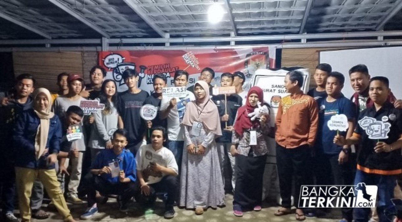 Lebih dari 80 orang yang berasal dari 15 club motor di Kabupaten Bangka, mendeklarasikan dukungan kepada KPU Bangka untuk mensukseskan Pemilihan Umum tahun 2019, yang bertempat di Sekretariat BKPRMI Bangka, Sungailiat, Rabu (23/01/2019).