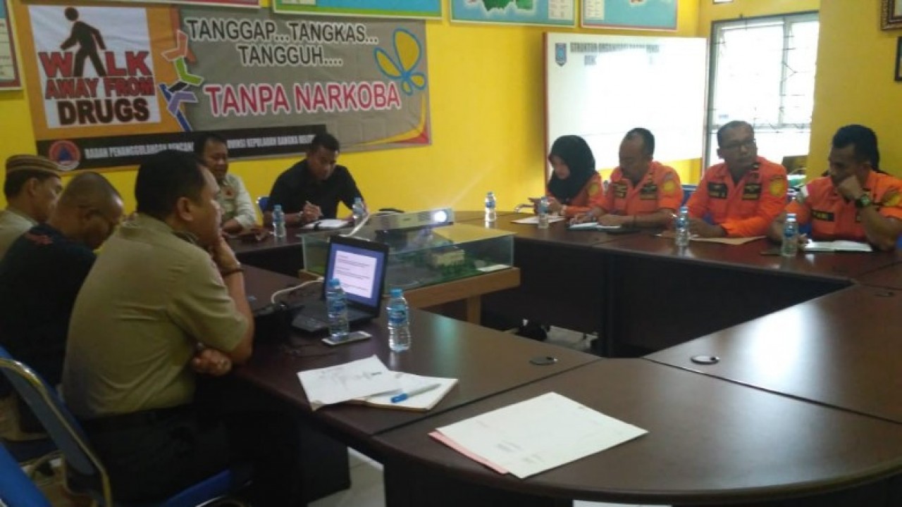 BPBD Bangka Belitung dan Basarnas, Rapat Pemantapan Giat Latihan Bersama