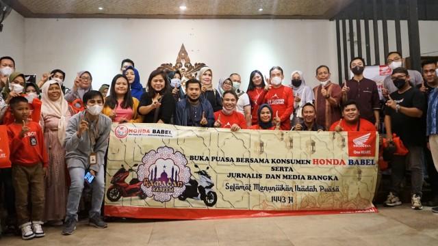 Bulan Ramadhan, Honda Bangka Belitung Silaturahmi Bersama Konsumen Loyal dan Jurnalis