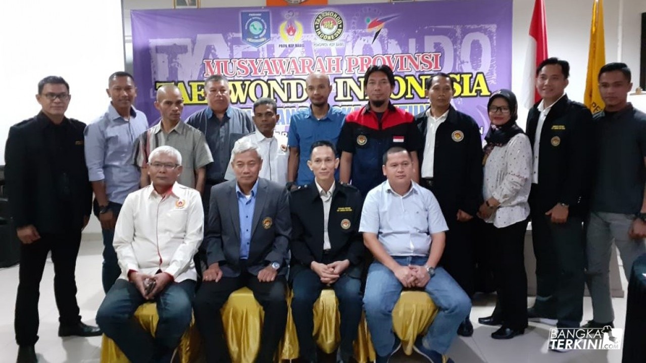 Rapat Musyawarah Provinsi (MUSPROV) Taekwondo Indonesia (TI) Provinsi Kepulauan Bangka Belitung Tahun 2019. Yang bertempat di Sun Hotel Pangkalpinang, Sabtu (06/07/2019).