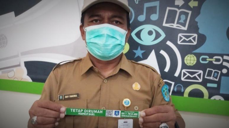 Boy Yandra, Juru Bicara Tim Gugus Tugas Pencegahan Penyebaran Virus Covid-19 Kabupaten Bangka