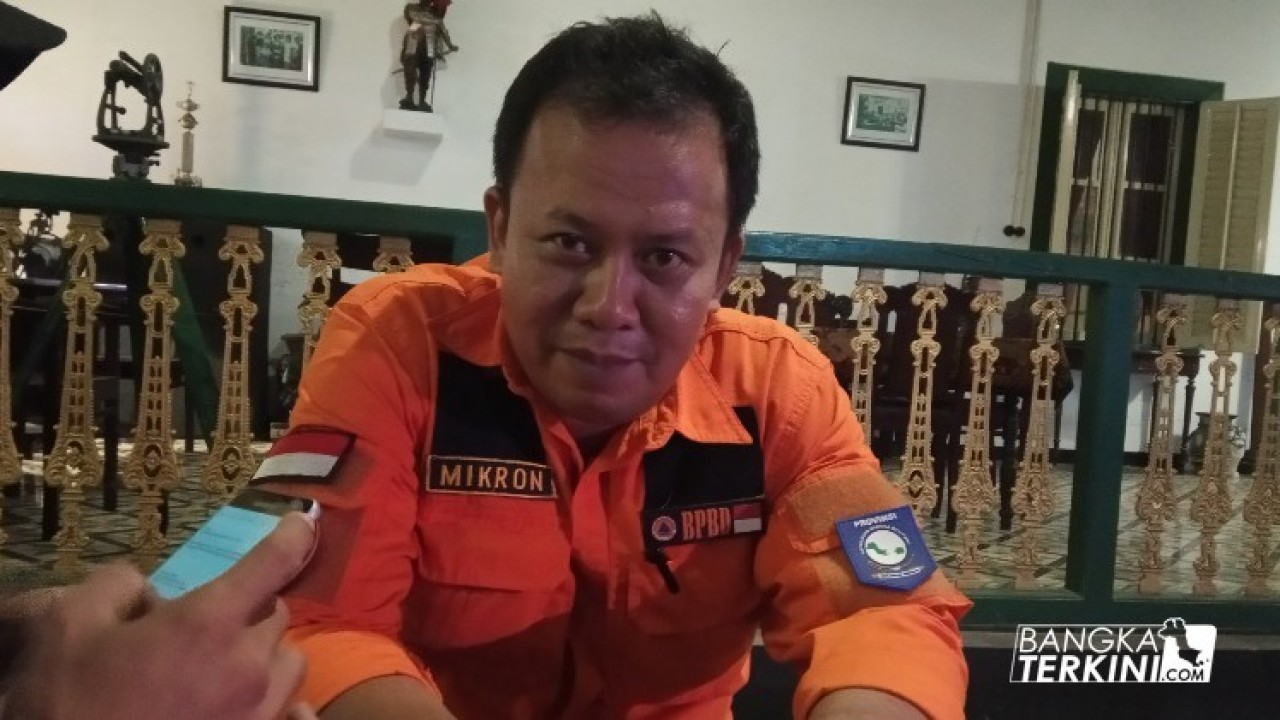 Kepala Pelaksana Harian BPBD Bangka Belitung, Mikron Antariksa. (Foto/Bang Kini)