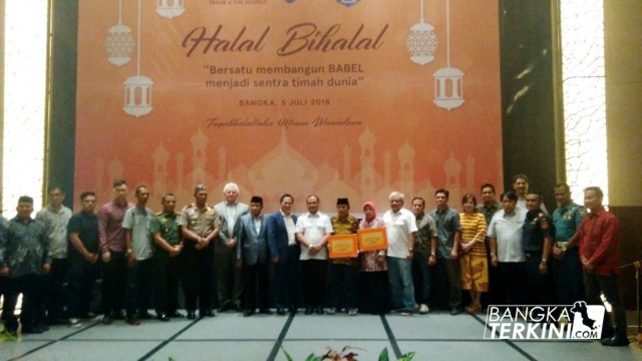 Indonesia Comodity and Derivatives Exchange (ICDX) bersama Indonesia Clearing House (ICH) menggelar acara Halal Bihalal yang diselenggarakan di Ballroom Novotel Bangka Hotel jalan Koba,  Bangka Tengah, Kamis (05/07/2018).