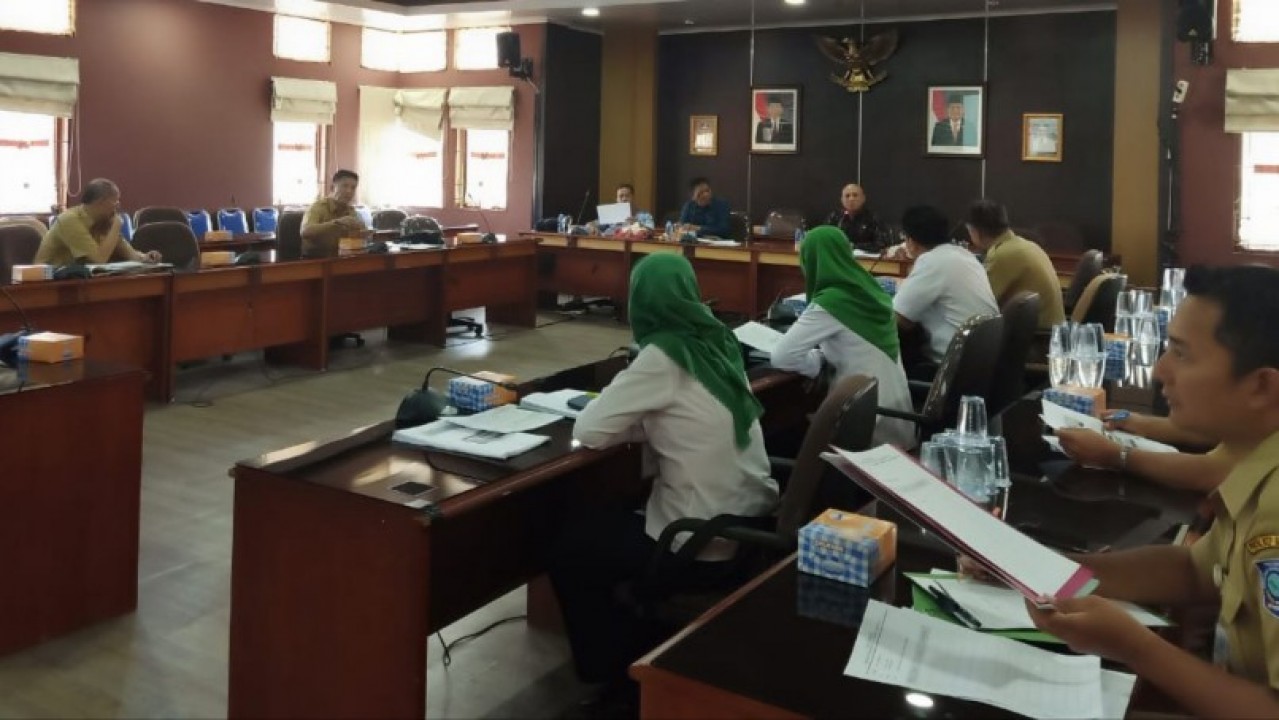 DPRD Bangka Belitung gelar Audiensi dengan BPJS Kesehatan, di Ruang Banmus DPRD Babel, Senin (02/09/2019).