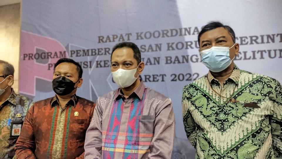 Ketua DPRD Babel Herman Suhadi Hadiri Rapat Koordinasi bersama KPK