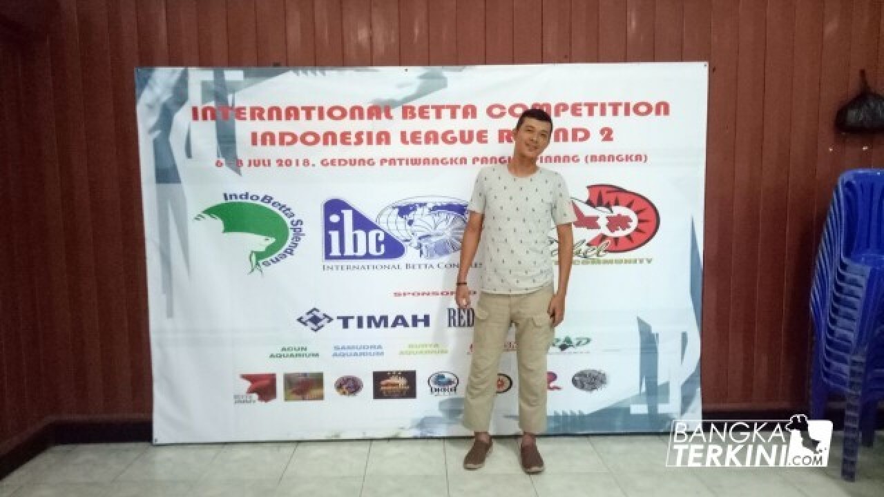 Ketua pelaksana Betta Competition Indonesia League Round 2, Perryshaq.