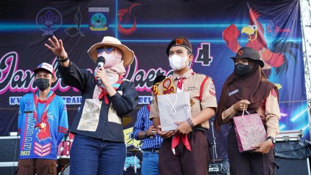 Melati Erzaldi Berikan Motivasi ke Peserta Jamda IV Kwarda Bangka Belitung