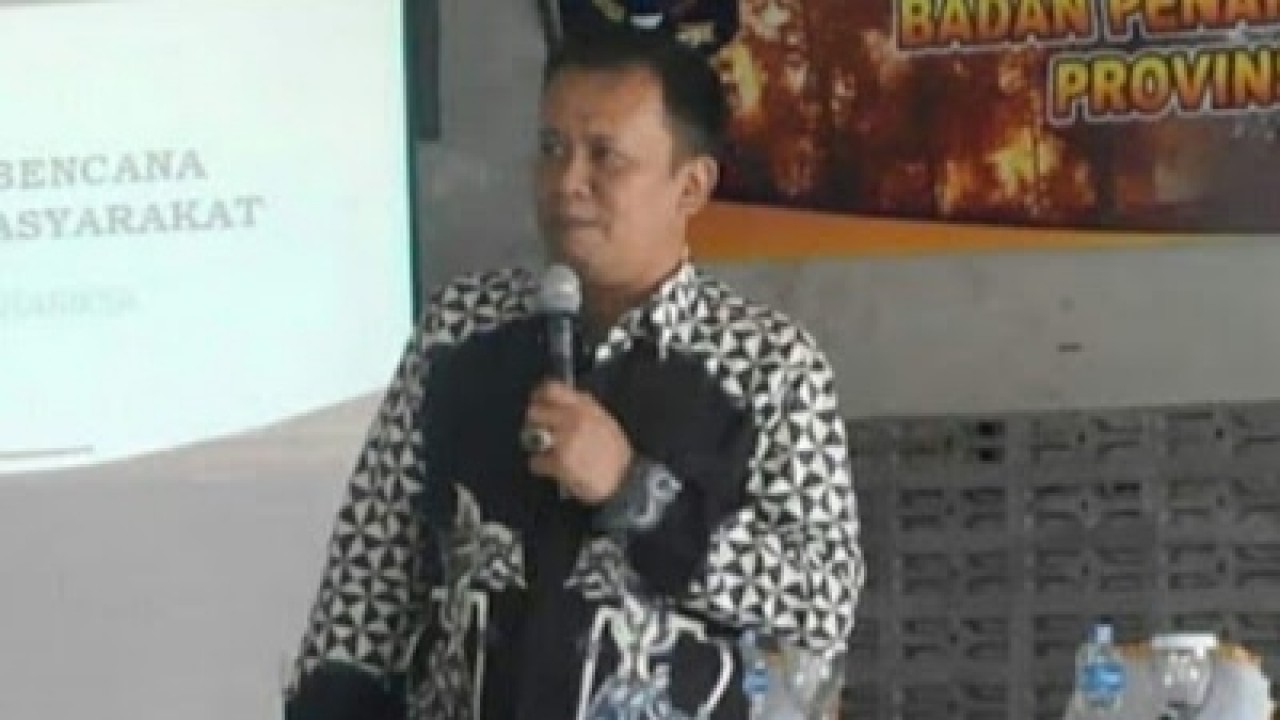 Kepala Pelaksana Harian Badan Penanggulangan Bencana Daerah (BPBD) Bangka Belitung (Babel), Mikron Antariksa
