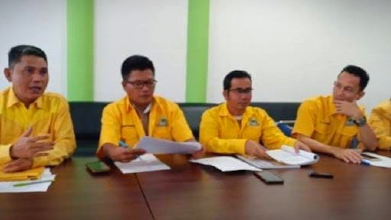 Musyawarah Daerah (Musda) V DPD Partai Golkar Provinsi Kepulauan Bangka Belitung (Babel) yang digelar harus ditunda, Selasa (17/03/2020).