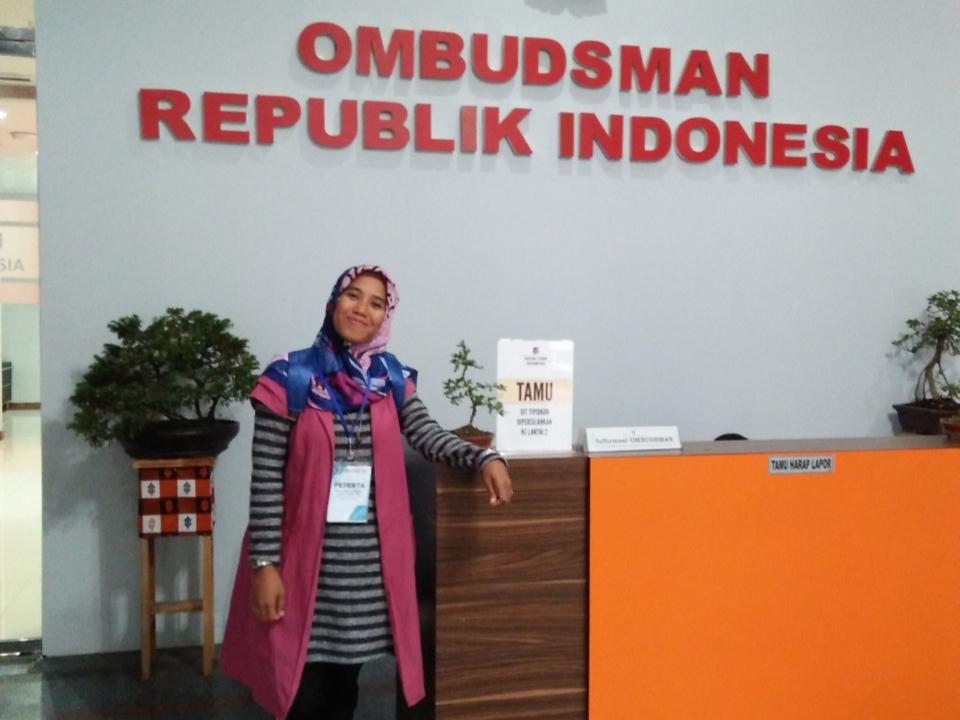 Kepala Keasistenan Pemeriksaan Laporan Ombudsman RI Perwakilan Bangka Belitung, Mariani
