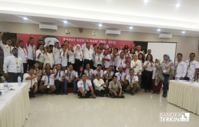 Ormas Jaringan Kemandirian Nasional (Jaman) saat melakukan Rapat Kerja Nasional (Rakernas), di Puncak Bogor Jawa Barat, 16-18 Maret 2018.