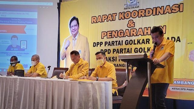 Para Elit Golkar Bangka Belitung Ikuti Rakor dan Pengarahan DPP di Jakarta