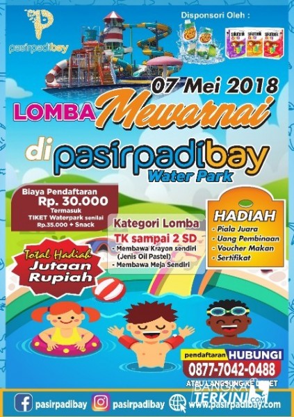 Memperingati Hari Pendidikan Nasional (Hardiknas) Tahun 2018, akan di gelar event perdana di Pasir Padi Bay, tepatnya di Pantai Pasir Padi Pangkalpinang.