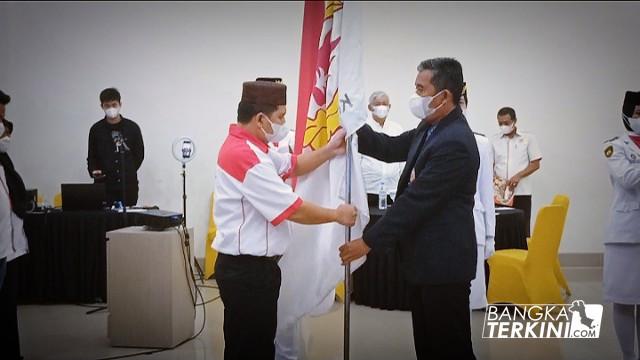 Ketua KONI Bangka Belitung, Elfandi (Bang El) Lantik kepengurusan KONI Pangkalpinang 2021-2025.