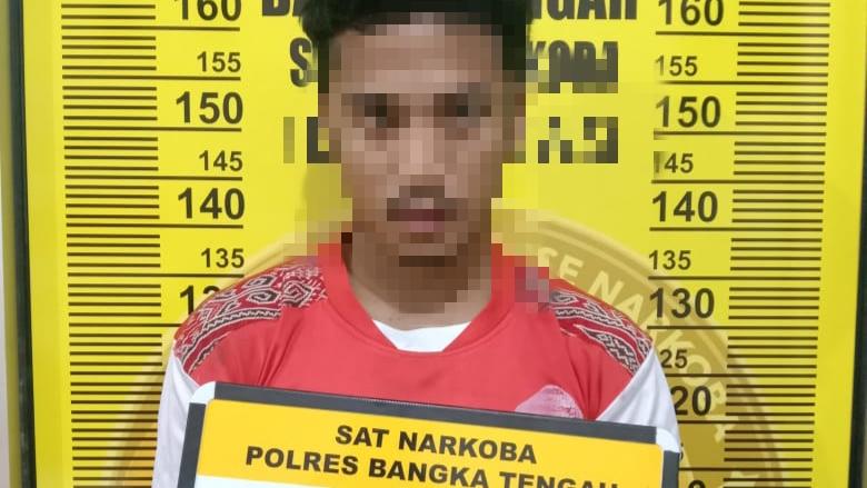 Sat Resnarkoba Polres Bateng berhasil meringkus Iqbal (24) pemuda asal Kecamatan Lubuk Besar atas penyalahgunaan narkotika jenis sabu pada Jum'at (27/05/2022).