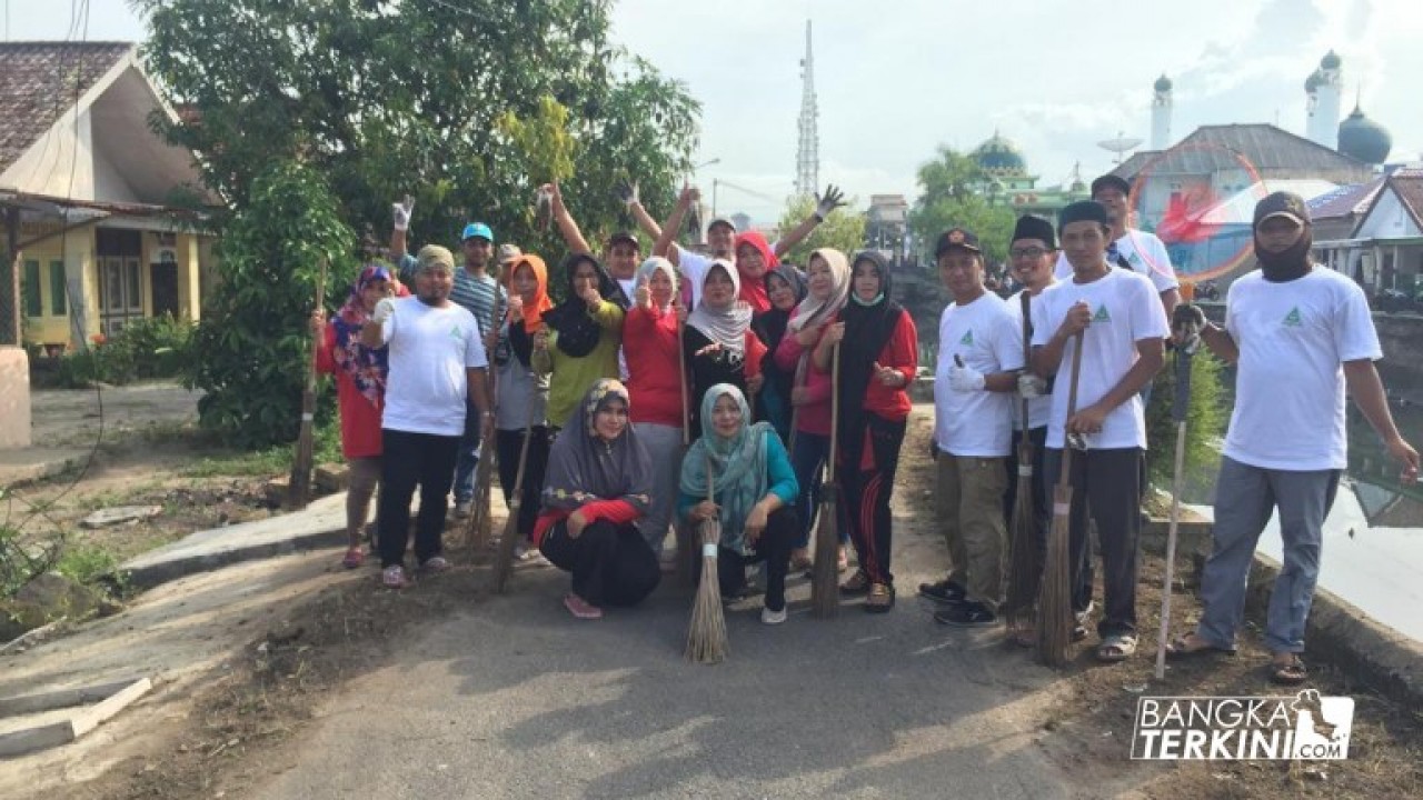 PC GP Ansor Pangkalpinang Ikut Kolaborasi Gotong Royong Akbar 