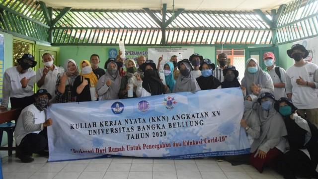 doc : Mahasiswa KKN Universitas Bangka Belitung (UBB) di Parit Padang Kabupaten Bangka