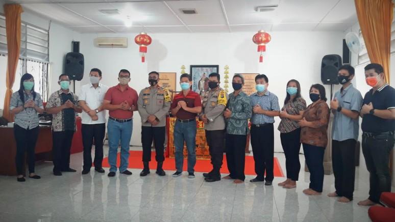 Waka Polda Kep. Bangka Belitung, Brigjen Pol Drs. Umardani, M.Si, sekaligus Kasatgasda Nusantara Kep. Bangka Belitung, kunjungi Keuskupan Pangkalpinang, Kamis (13/08/2020).