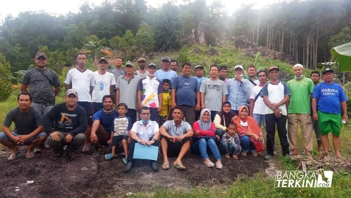 Doc Bangka Terkini : Peresmian KTH Bukit Pau oleh Dinas Lingkungan Hidup (DLH) Bangka Tengah. 