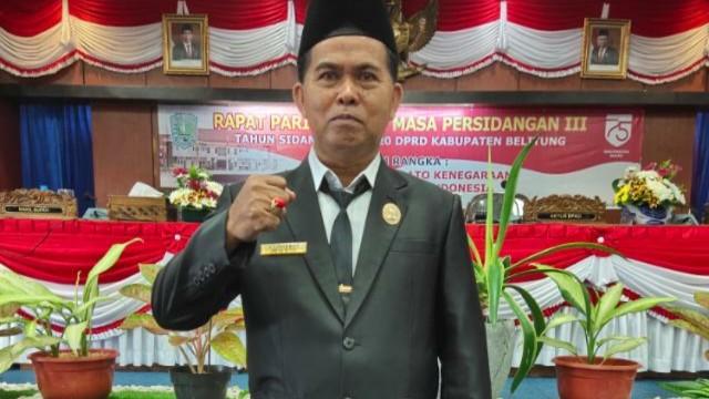 Anggota Komisi II DPRD Kabupaten Belitung, Sukirman
