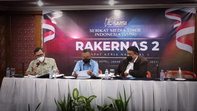 Rakernas 2 Serikat Media Siber Indonesia tahun 2021.