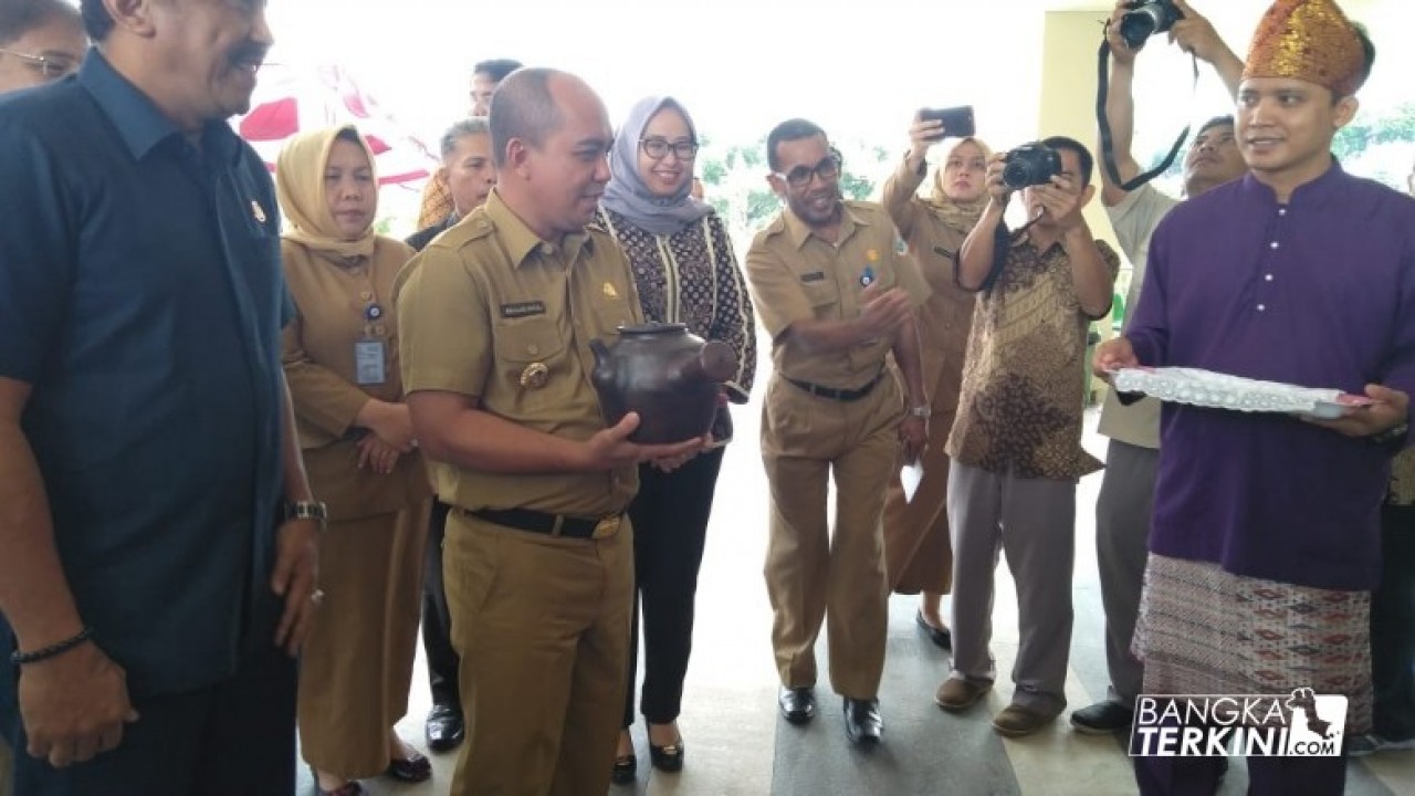Walikota Pangkalpinang, Maulan Aklil resmikan Green Hospital UPTD Rumah Sakit Umum Daerah (RSUDH) Depati Hamzah Pangkalpinang, Selasa (15/01/2019).