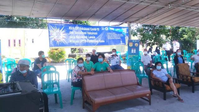 Sebanyak 300 Lansia di Bangka Tengah, Suntik Vaksin Sinovac Hari Ini