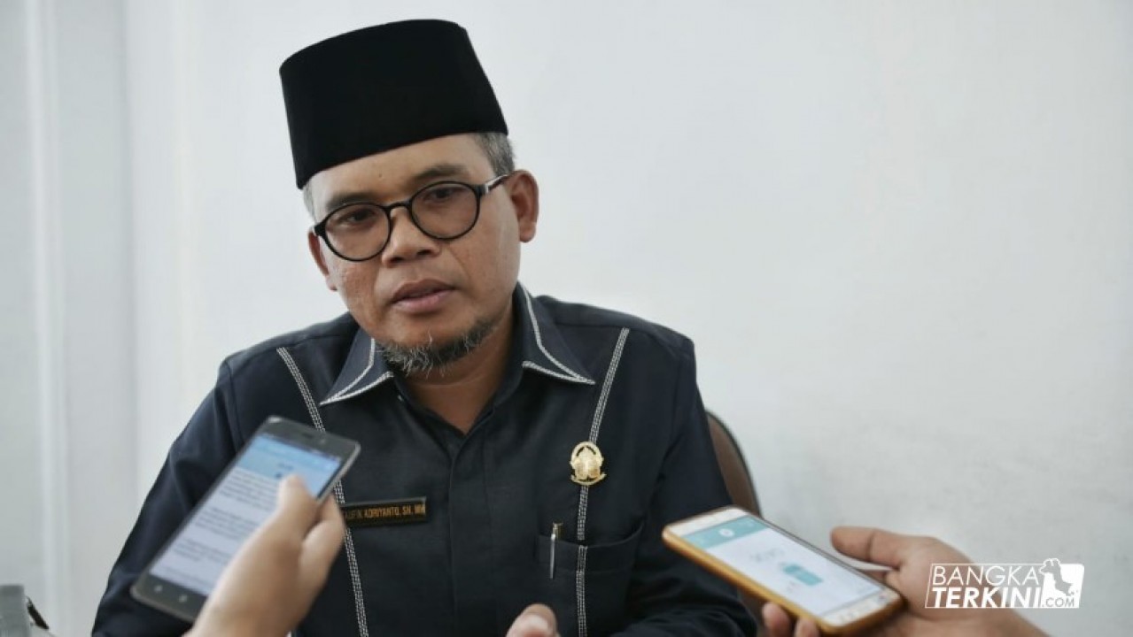 Ketua Fraksi Gerindra DPRD Kabupaten Bangka, Taufik Koriyanto.