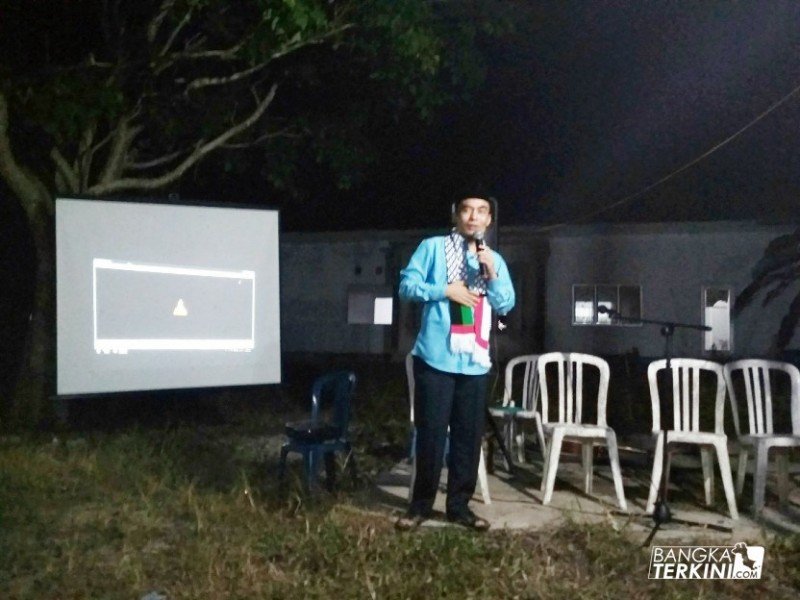 Pasangan Calon Bupati dan Calon Wakil Bupati Bangka Induk, Danial - Fadillah Sabri menggelar kampanye dialogis di Desa Kimak, Kecamatan Merawang Kabupaten Bangka Induk, Minggu (15/04/2018).