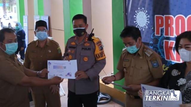 Pemberian Vaksin Sinovac tahap ke Dua di Kabupaten Bangka Tengah