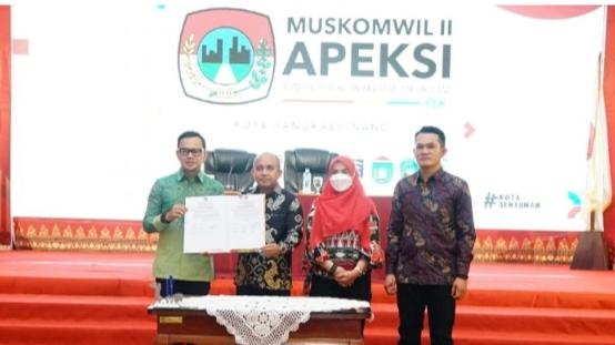 Wali Kota Pangkalpinang Terpilih Sebagai Ketua Komwil II APEKSI Se-Sumbagsel Periode 2022-2025