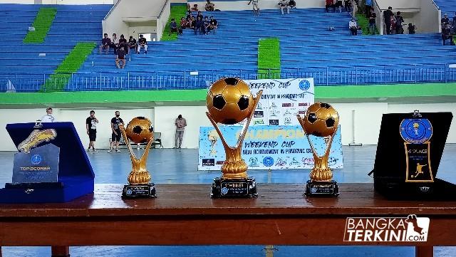 Kejuaraan Futsal Weekend Cup oleh Cinco Champions, yang bertemakan 'Unlock New Achievement In Pandemic Era', Minggu (20/06/2021).